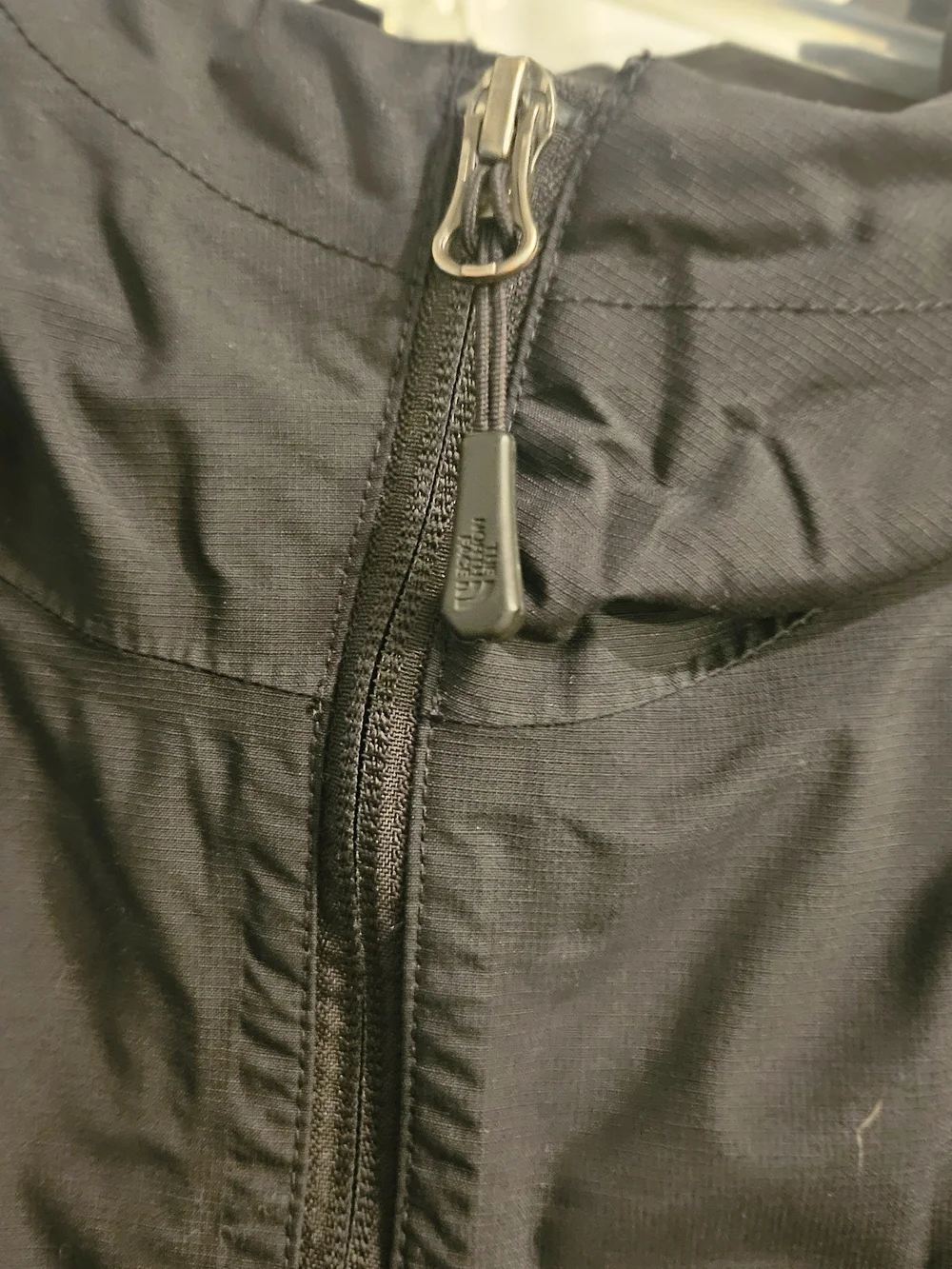 The North Face Men's Black Hooded Rain Jacket, Size XL